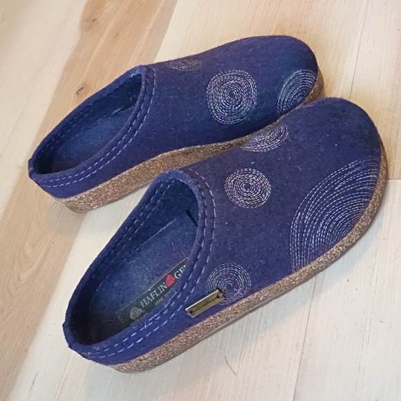 Haflinger Women's Purple Slippers - Picture 2 of 8